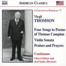 Four Songs to Poems of Thomas Campion (Continuum)