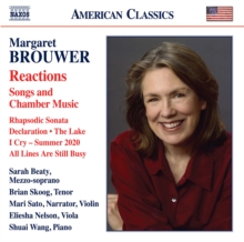 Margaret Brouwer: Reactions: Songs And Chamber Music