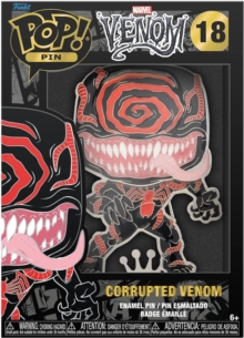 Venom Corrupted 4" Pop! Enamel Pin Chase Ships 1 In 6