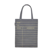 Library Card Gray Tote-1018, General merchandize Book Library Card Gray Tote-1018, General merchandize Book