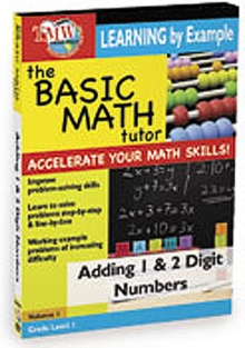 The Basic Math Tutor: Adding 1 and 2 Digit Numbers, DVD DVD The Basic Math Tutor: Adding 1 and 2 Digit Numbers, DVD DVD