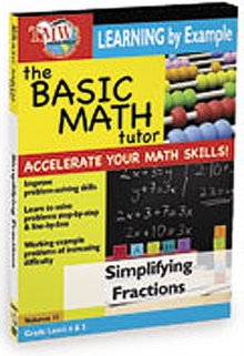 The Basic Math Tutor: Simplifying Fractions, DVD DVD The Basic Math Tutor: Simplifying Fractions, DVD DVD