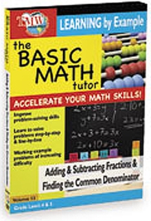 The Basic Math Tutor: Adding and Subtracting Fractions And..., DVD DVD The Basic Math Tutor: Adding and Subtracting Fractions And..., DVD DVD