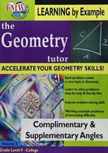 Geometry Tutor: Complimentary and Supplementary Angles, DVD DVD Geometry Tutor: Complimentary and Supplementary Angles, DVD DVD