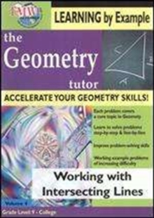 Geometry Tutor: Working With Intersecting Lines, DVD DVD Geometry Tutor: Working With Intersecting Lines, DVD DVD