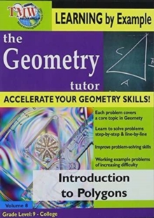 Geometry Tutor: Introduction to Polygons, DVD DVD Geometry Tutor: Introduction to Polygons, DVD DVD