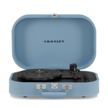 Discovery Portable Turntable Record Player Deck (Glacier)