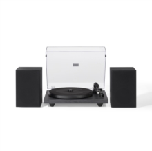 C62 Shelf System With Bluetooth Turntable, Record player Deck
