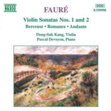 Faure/violin Sonatas 1 and 2