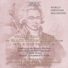 Violin Concertos By Black Composers (Barton)