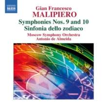 Gian Francesco Malipiero: Symphonies Nos. 9 and 10/..., CD / Album Cd Gian Francesco Malipiero: Symphonies Nos. 9 and 10/..., CD / Album Cd