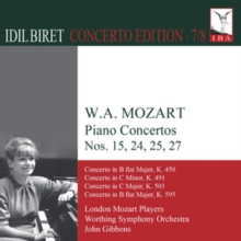 W.A. Mozart: Piano Concertos Nos. 15, 24, 25, 27