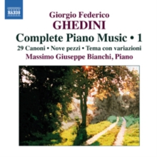 Giorgio Federico Ghedini: Complete Piano Music, CD / Album Cd Giorgio Federico Ghedini: Complete Piano Music, CD / Album Cd