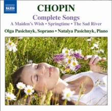 Frederic Chopin: Complete Songs, CD / Album Cd Frederic Chopin: Complete Songs, CD / Album Cd