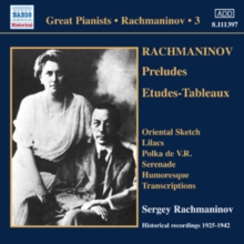 Rachmaninov: Preludes/Etudes-tableaux