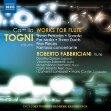 Camillo Togni: Works For Flute