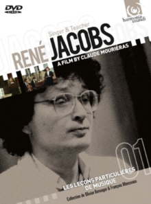 Rene Jacobs: Singer and Teacher, DVD DVD Rene Jacobs: Singer and Teacher, DVD DVD