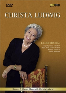 Christa Ludwig: Lieder Recital, DVD DVD Christa Ludwig: Lieder Recital, DVD DVD