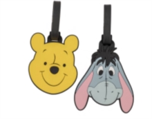Disney Winnie The Pooh 2 Piece Luggage Tag Set