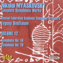 Alto Symphonies Nos. 16 And 19