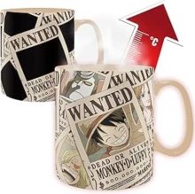 Abysse Uk One Piece - Mug Heat Change - 460 Ml - Wanted - Cardboard Box