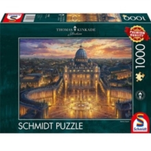 Vatican Sunset by Thomas Kinkade - 1000 Piece Schmidt Puzzle