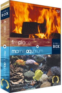 Aquarium and Fireplace, Blu-ray BluRay Aquarium and Fireplace, Blu-ray BluRay