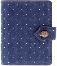DENIM DOTS INDIGO POCKET ORGANISER, Book DENIM DOTS INDIGO POCKET ORGANISER, Book