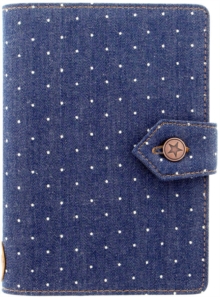 DENIM DOTS INDIGO PERSONAL ORGANISER, Book DENIM DOTS INDIGO PERSONAL ORGANISER, Book