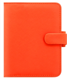 FILOFAX SAFFIANO POCKET BRIGHT ORANGE, Book FILOFAX SAFFIANO POCKET BRIGHT ORANGE, Book