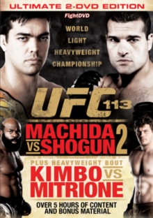 Ultimate Fighting Championship: 113 - Machida Vs Shogun 2, DVD DVD Ultimate Fighting Championship: 113 - Machida Vs Shogun 2, DVD DVD