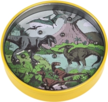 Tin tilt puzzle - Prehistoric Land Dinosaur