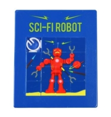 Slide puzzle - Sci-fi robot