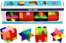 3D puzzle erasers (set of 4) - Wild Bear