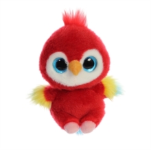 Lora Scarlet Macaw 5 Inch Soft Toy, Book Lora Scarlet Macaw 5 Inch Soft Toy, Book
