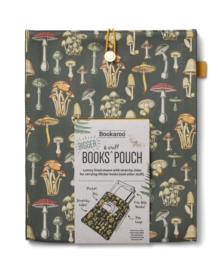 Bookaroo Books & Stuff Pouch - Botanical Mushroom