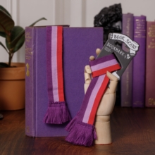 Book Scarf Bookmark - Pink & Purple