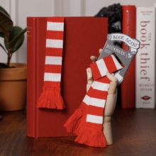 Book Scarf Bookmark - Red & White