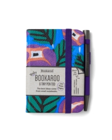 That Company Called If Bookaroo - A7 Baby Notebook & Pen - Purple & Turq - Floral