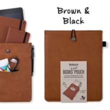 Bookaroo Books & Stuff Pouch Brown