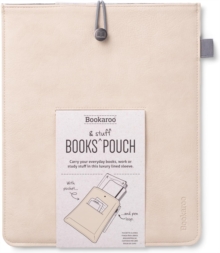 Bookaroo Books & Stuff Pouch - Cream