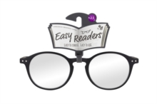 Easy Readers  Round Black +2.5