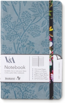 V & A Bookaroo A5 Journal Kilburn Black Floral