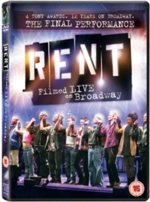 Rent: The Final Performance - Filmed Live On Broadway, DVD DVD Rent: The Final Performance - Filmed Live On Broadway, DVD DVD