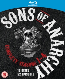 Sons of Anarchy: Complete Seasons 1-4, Blu-ray BluRay Sons of Anarchy: Complete Seasons 1-4, Blu-ray BluRay