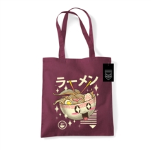 Vincent Trinidad (Kawaii Ramen) Maroon Tote Bag