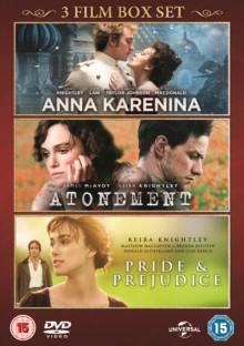 Anna Karenina/Atonement/Pride and Prejudice, DVD DVD Anna Karenina/Atonement/Pride and Prejudice, DVD DVD