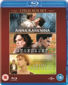 Anna Karenina/Atonement/Pride and Prejudice, Blu-ray BluRay Anna Karenina/Atonement/Pride and Prejudice, Blu-ray BluRay