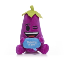 7" Aubergine Emoji Plush Gift