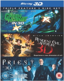 The Green Hornet/Priest/Resident Evil: Afterlife, Blu-ray BluRay The Green Hornet/Priest/Resident Evil: Afterlife, Blu-ray BluRay